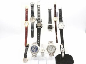 1円 ※ジャンク品【 シチズン CITIZEN 】各種メーカー デザイン腕時計 クォーツ 11セット レディース メンズ 新着 90129-5