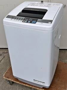 3114)埼玉県新座市から 動作確認済み HITACHI 日立 NW-6SY 6Kg 白い約束 全自動洗濯機 2014年製 