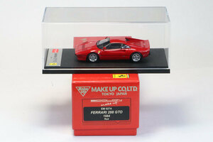 EM027A アイドロン 1/43 フェラーリ 288 GTO 1984 レッド 窓フィルム浮きあり (オプション インテリア 京商 マテル ボシカ イクソ) 