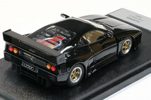 BBR2220B BBR 1/43 フェラーリ F48 ケーニッヒ F40 Evo.2 1993 ブラック タバコ臭 (MRコレクション D&G アイドロン )_画像4