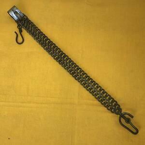 旧日本軍陸軍 軍刀 剣吊り グルメット　当時物　長さ：36.2㎝