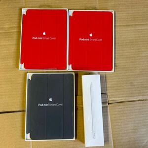 iPad mini smart cover と　pencil 未使用品　中古