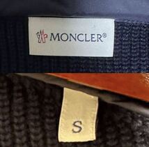 『極美品・極暖/春の知らせ』MONCLER モンクレール ニット ダウンジャケット マグリア MAGLIA CARDIGAN ネイビー パーカー カーディガン _画像9