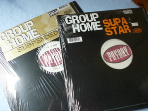 Group Home 名曲2枚セット Supa Star / Suspended In Time シュリンク付 試聴可 激渋HIPHOP DJ PREMIER GANGSTARR プロデュース