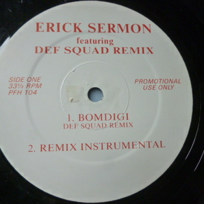 Erick Sermon / Bomdigi Def Squad Remix 試聴可 レア音源 12EP 激渋DOPE LL Cool J / Hey Lover Erick Sermon Remixの画像1