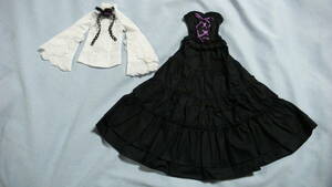 LUTS製 黒いドレス ゴシック フリル SDGr少女 DD 未使用 少々難あり