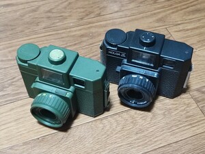 トイカメラ HOLGA 120 GCFN ブラックとグリーン レア？