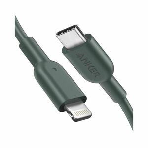 Anker PowerLine II USB-C ライトニングケーブル USB PD 急速充電 iPhone 1.8m グリーン