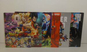 新品未開封 ドラゴンボール 劇場版 下敷き 6枚セット 鳥山明