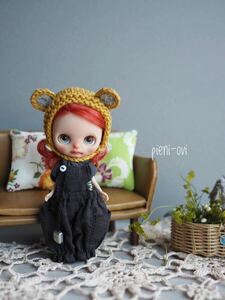 // pieni-ovi // Petite blythe outfit プチブライス アウトフィット デカパンサロペセットA