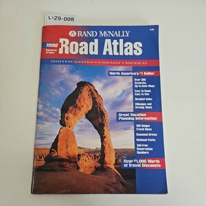 い29-008 RAND MCNALLY Road Atlas UNITED STATES CANADA MEXICO 1996