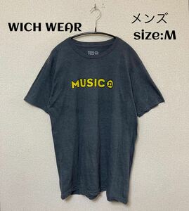 WICH WEAR Tシャツ USA輸入古着 グレー M