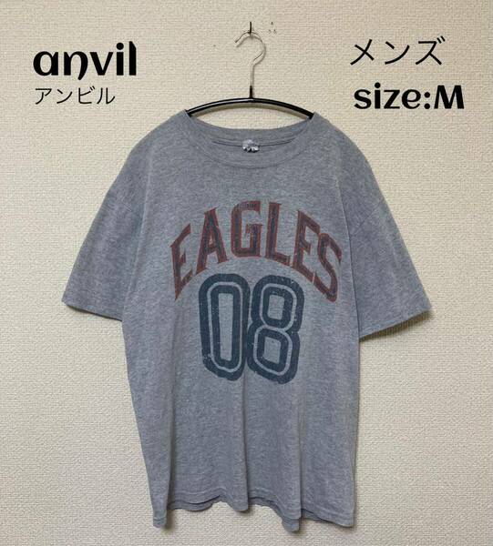 anvil アンビル EAGLS Tシャツ USA輸入古着 グレー M