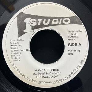 Horace Andy / Wanna Be Free (Studio One 7inch) ホレス・アンディ