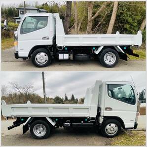  三菱ふそう 平成23年 Mitsubishi fuso 4P10 キャンター 2tダンプ 走行距離14万km 各所メッキパーツの画像2