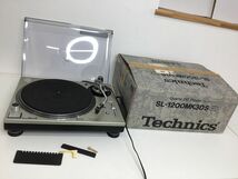 ●営ST785-140　【取扱説明書付き・通電確認済み】　Technics テクニクス SL-1200MK3DS ターンテーブル 元箱・付属品付き_画像1