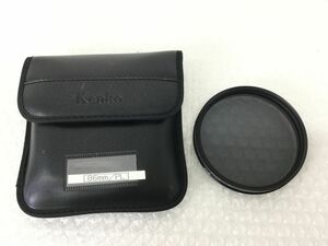 ●営ST863-60-M　Kenko ケンコー　PL Professional 86mm　偏光フィルター　ケース付き