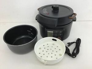 ●営AD730-120　【通電確認済み】　アイリスオーヤマ 電気圧力鍋 3L KPC-MA3-B 調理器具 鍋 圧力 2021年製