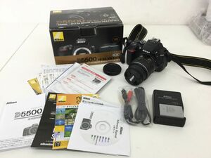 ●営FU501-80　Nikon ニコン デジタル一眼レフカメラ D5500 nicon dx VR NIKKOR18‐55mm1:3.5-5.6G VRⅡ