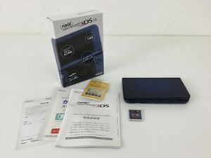 ●営FU506-60　Newニンテンドー3DSLL 本体 メタリックブルー 任天堂 RED-001/ソフト モンスターハンター