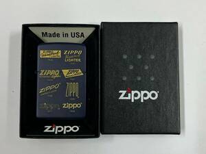 33435【歴代ロゴ】ZIPPO/ジッポーライター　I 15　ネイビー