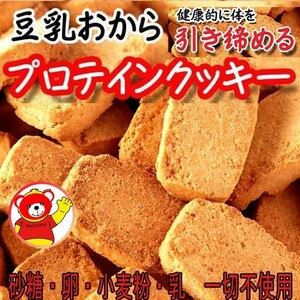 豆乳おからプロテインクッキー/ダイエット/プロテイン200/健康/5.18