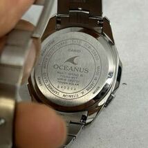 CASIO カシオ オシアナス メンズ 電波ソーラー OCW-S3400 マンタ　OCEANUS manta 中古　美品_画像8