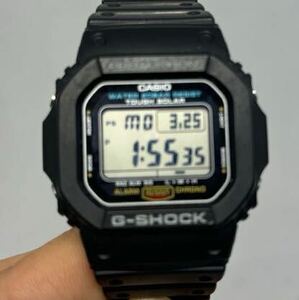 CASIO カシオ G-SHOCK ジーショック 腕時計 G-5600E デジタル スクエア 四角 ブラック 20気圧防水 動作品　中古美品　g1