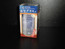 非売品 エビスビール グラス 5個 ( 商売繁盛！ ラッキーエビスオリジナル 缶型グラス ) ( エビス YEBISU BEER 恵比寿ビール サッポロビール_画像4