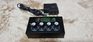 Mackie HM-4 ヘッドホンアンプ 中古品