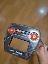 中尺仕様 オデッセイ オーワークス レッド ジェイルバードミニ 36インチ O-WORKS RED JAILBIRD MINI S ヘッドカバー付 美品_画像1