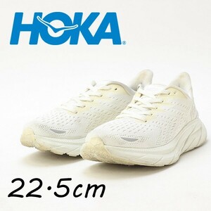 ◆HOKA one one ホカ オネオネ W CLIFTON 8 クリフトン スニーカー シューズ ホワイト 22.5cm