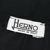 ◆HERNO ヘルノ ウール ストレッチ タイト ペンシル イージー スカート 黒 ブラック 42_画像5