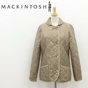 ◆MACKINTOSH マッキントッシュ 中綿 キルティング ハーフ コート ベージュ 32