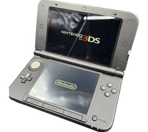動作品 ニンテンドー Nintendo 3DS LL メタリックブラック 本体のみ タッチペンあり