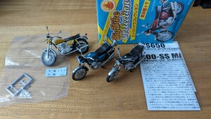 【3台セット】エフトイズ ビックバイクコレクション ◆ホンダドリームCB750フォア ◆カワサキ 500SS マッハ ◆ヤマハ SX650 F-toys2006