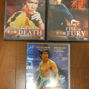 ブルース・リー（海外）死亡遊戯/ドラゴン怒りの鉄拳のDVD2点とサービス1点の画像1