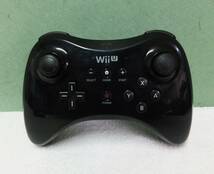 Nintendo Wii U PRO コントローラー WUP-005 ブラック 中古 ジャンク_画像1