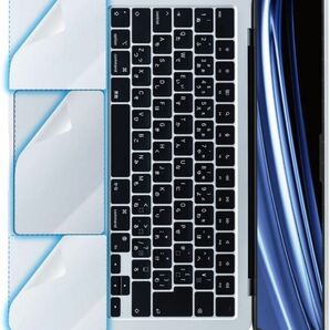 MacBook Air 13.6インチ キズ指紋防止 トラックパッド＋パームレスト保護フィルム 安心のELECOM製