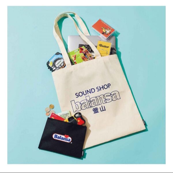 smart 2024年4月号 付録 SOUND SHOPバッグ& ポーチセット
