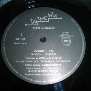 IN THE MIX 盤 ) 12” KEN LASZLO // TONIGHT (5'45")（国内盤とは別バージョン）の画像4