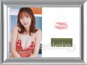 HIT'S/辻りりさ　生キス入りSPフレームB　(赤ビキニ)　◆非売品 240222-804