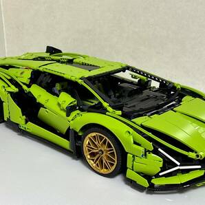 完成品 レゴ テクニック 互換製品 中国製 42115 ランボルギーニ シアンFKP 37 LEGO TECHNIC LAMBORGHINIの画像5