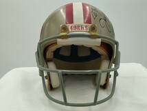 アメフトヘルメット/サンフランシスコ49ers/ジョー・モンタナサイン入り/フルサイズ_画像2