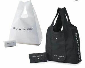 新品　DEAN&DELUCA　ディーンアンドデルーカ ミニマムエコバッグ ＆ ショッピングバッグセット エコバッグ レジ袋 マチ付き 折りたたみ