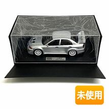 【未使用/開封品】POP RACE/ポップレース 1/18 Mitsubishi Evolution Tommi Makinen Edition Silver シルバー ミニカー 模型_画像1