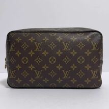 1円 ◎ LOUIS VUITTON ルイヴィトン モノグラム トゥルーストワレット28 M47522 ポーチ クラッチバッグ セカンドバッグ ブラウン系 _画像3