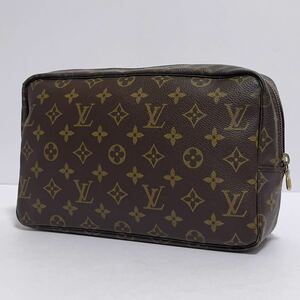 1円 ◎ LOUIS VUITTON ルイヴィトン モノグラム トゥルーストワレット28 M47522 ポーチ クラッチバッグ セカンドバッグ ブラウン系 