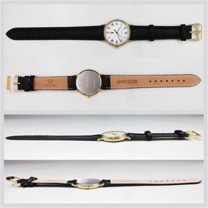 TIFFANY＆CO SWISS ティファニー 14K クラッシック メンズ 腕時計 ゴールド 電池交換済み ★ 希少品 アンティーク コレクション 22-0038-01の画像4