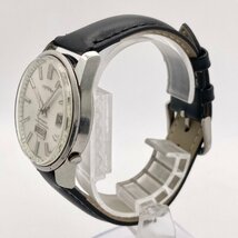 SEIKO セイコー マチック 6206-8040 25石 シルバーカラー文字盤 デイデイト AT/自動巻き メンズ腕時計 ジャンク 3-67-H_画像2